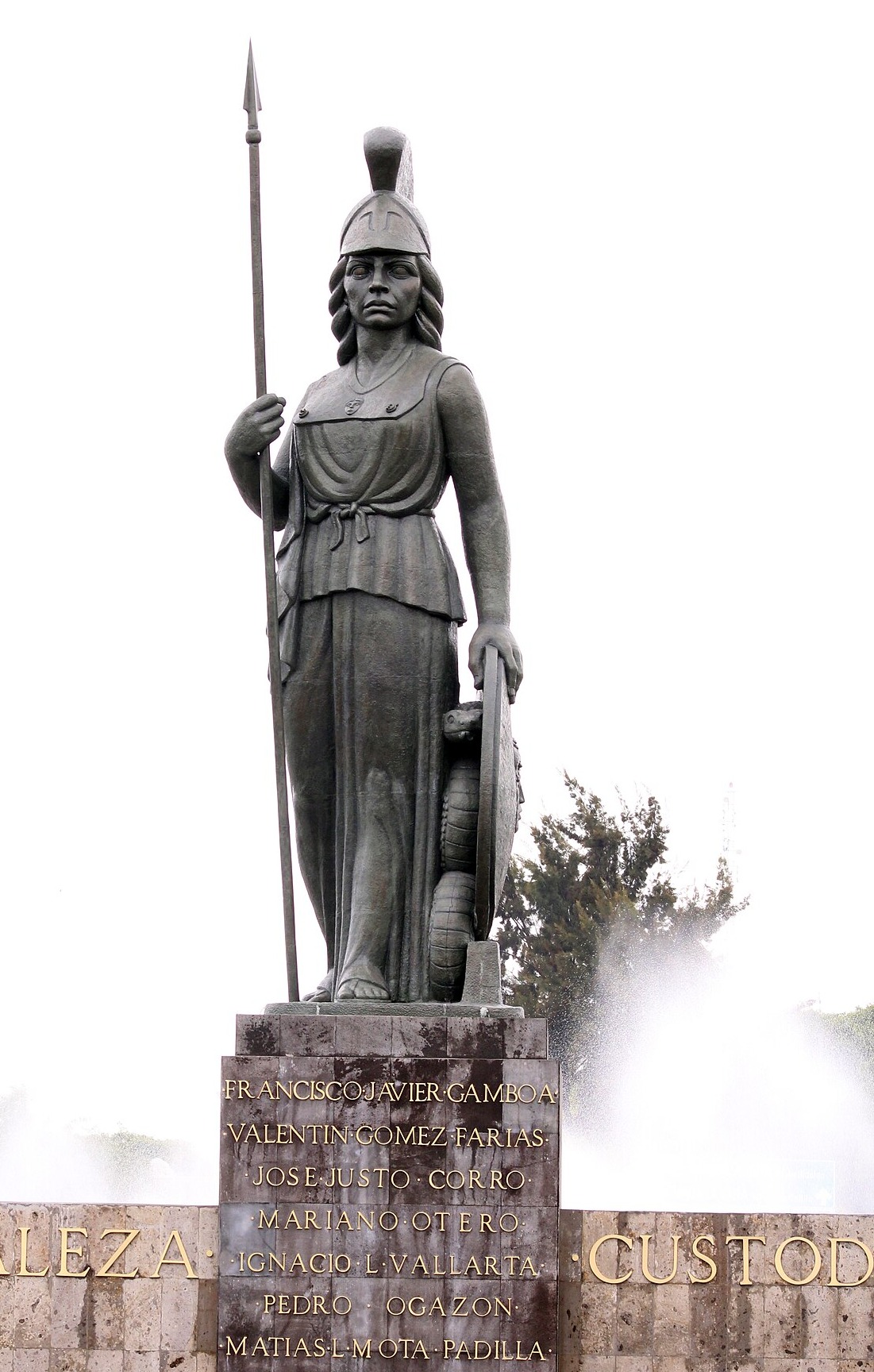 La Minerva statue — Guadalajara